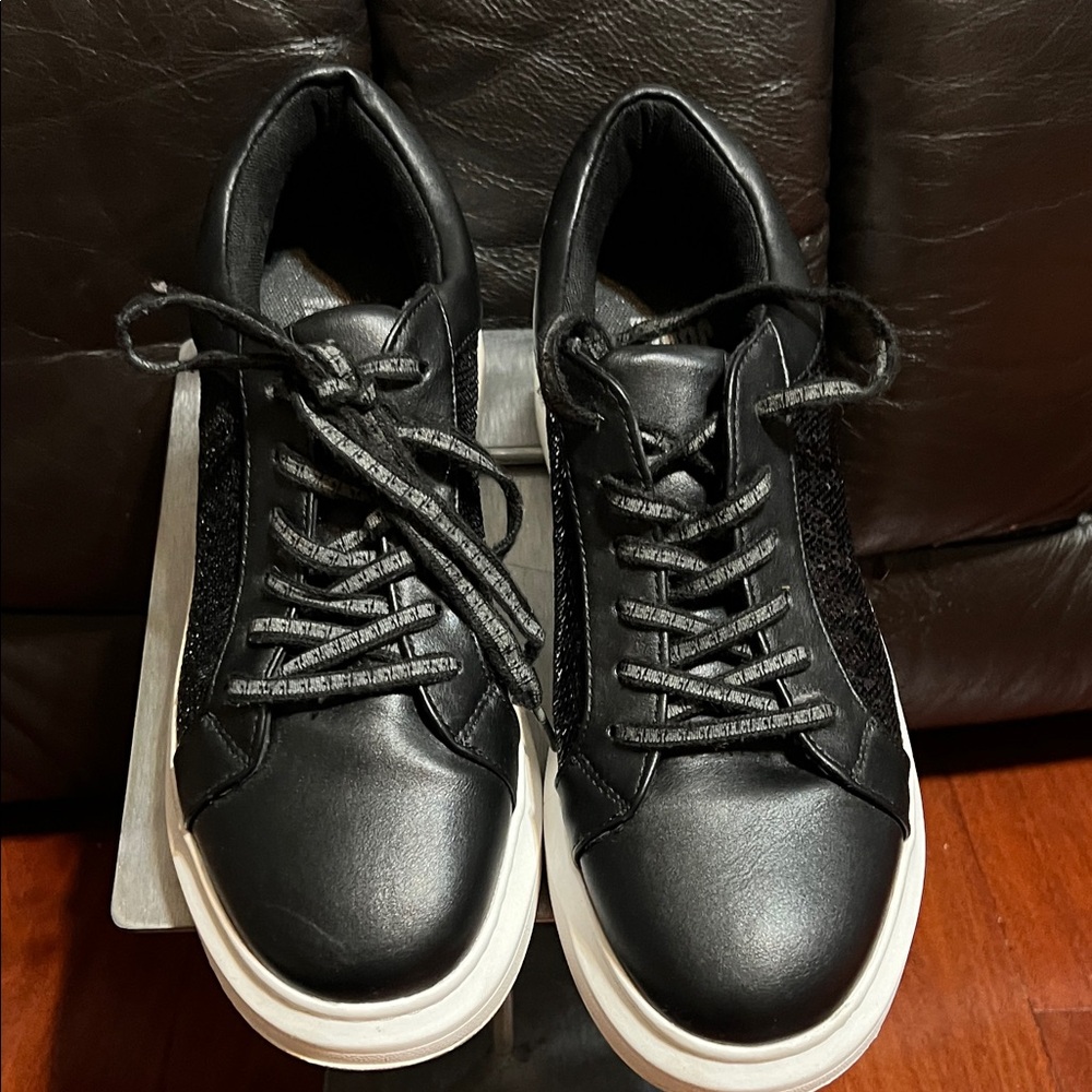 Juicy Couture Black Sneakers with embellishments.